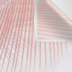 Palm leaf synchronicity - rose gold Wall Tapestry Gallery Image 3