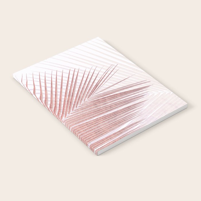 Palm leaf synchronicity - rose gold Notebook Gallery Image 1