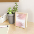 Palm leaf synchronicity - rose gold Mini Art Print Gallery Image 2