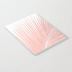 Palm leaf synchronicity - rose gold Notebook Gallery Image 3
