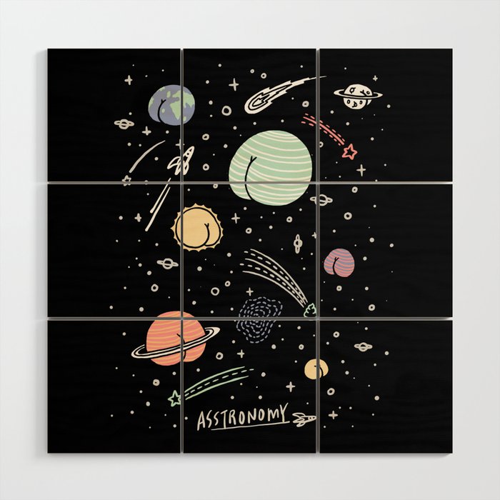 Asstronomy Wood Wall Art Gallery Image 1