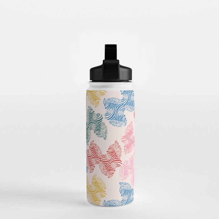 Fun Zebra Water Bottle Gallery Image 2