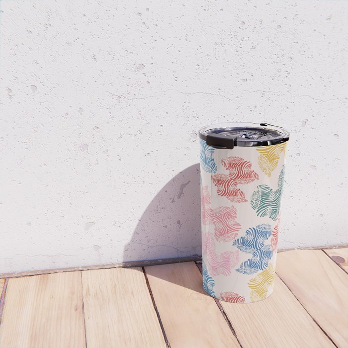 Fun Zebra Travel Mug Gallery Image 4