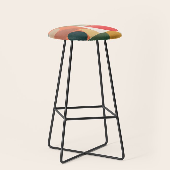 Modern Abstract Art 74 Stool Gallery Image 1