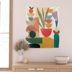 Modern Abstract Art 74 Wall Tapestry Gallery Image 2