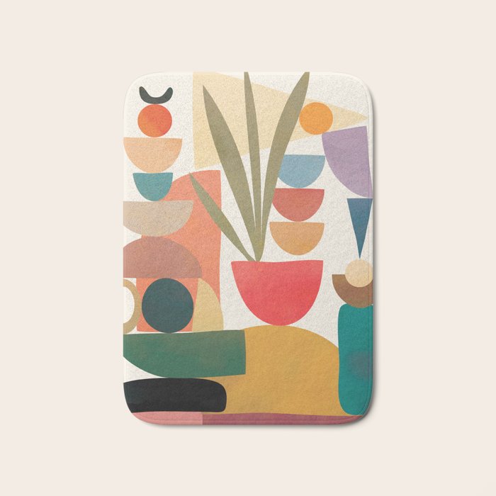 Modern Abstract Art 74 Bath Mat Gallery Image 1