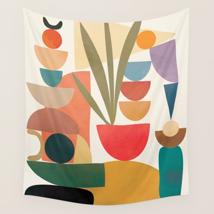 Modern Abstract Art 74 Wall Tapestry Gallery Image 4