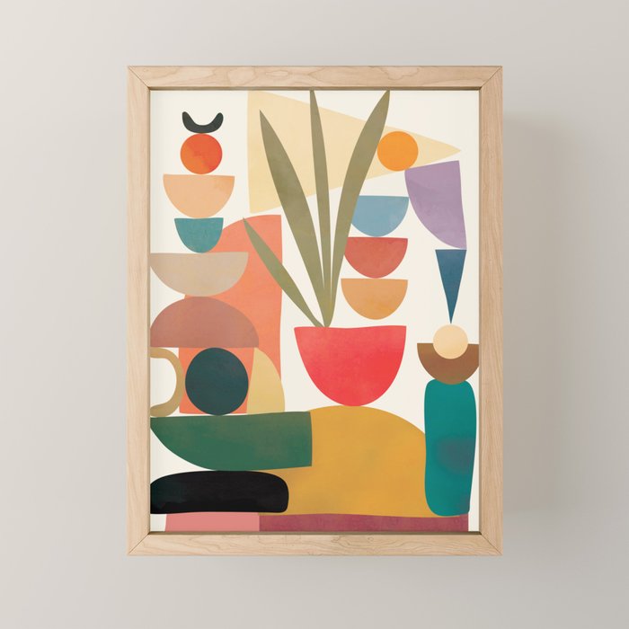 Modern Abstract Art 74 Mini Art Print Gallery Image 1