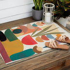 Modern Abstract Art 74 Outdoor Rug Gallery Image 2