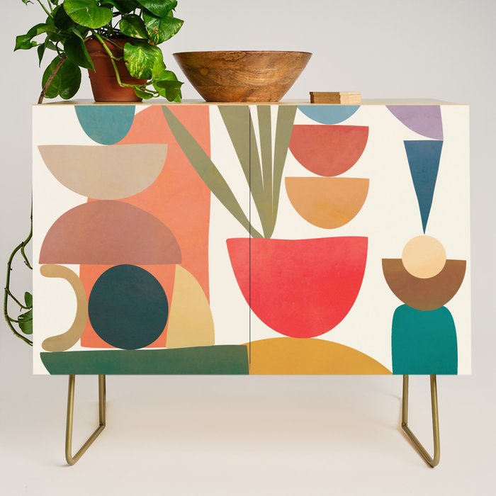 Modern Abstract Art 74 Credenza Gallery Image 1