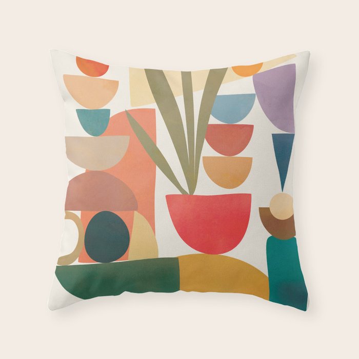 Modern Abstract Art 74 Throw Pillow Gallery Image 6