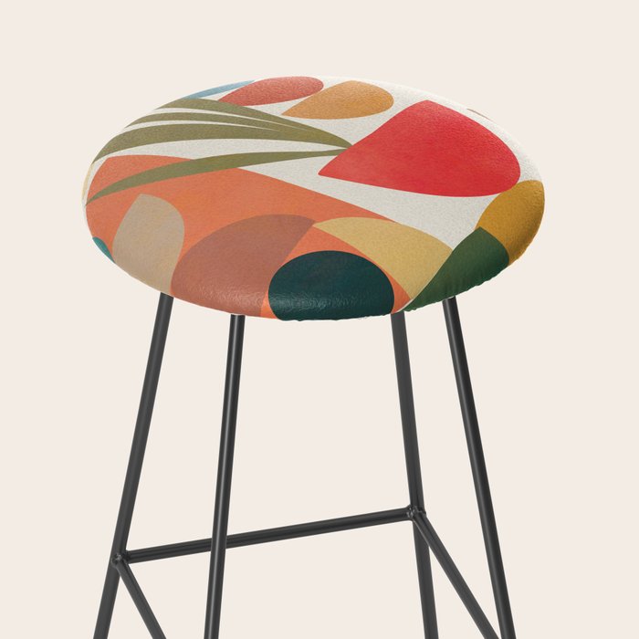 Modern Abstract Art 74 Stool Gallery Image 2