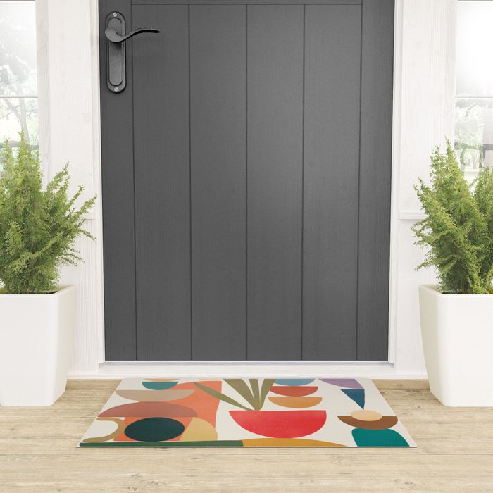 Modern Abstract Art 74 Welcome Mat Gallery Image 3