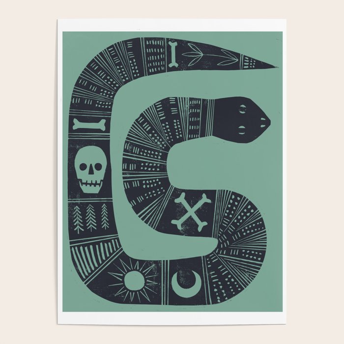 Graphic Hallows Snake Poster Gallery Image 1
