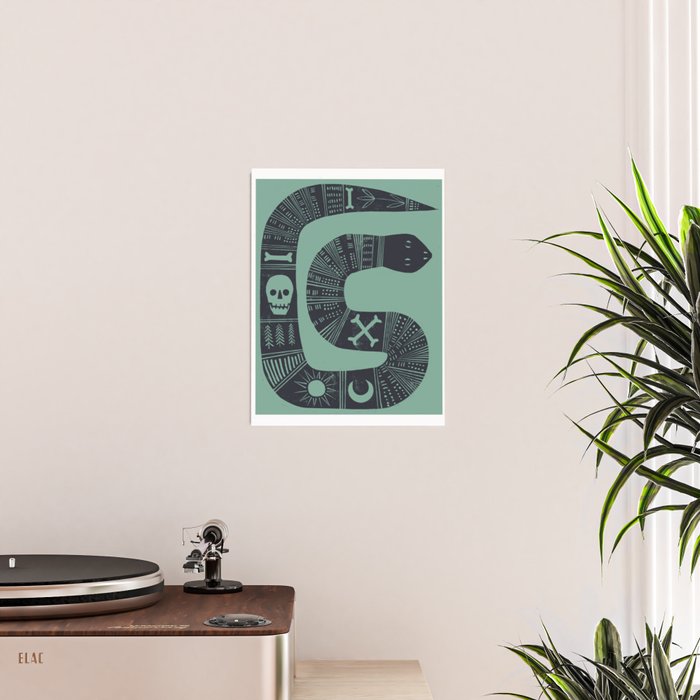 Graphic Hallows Snake Poster Gallery Image 2