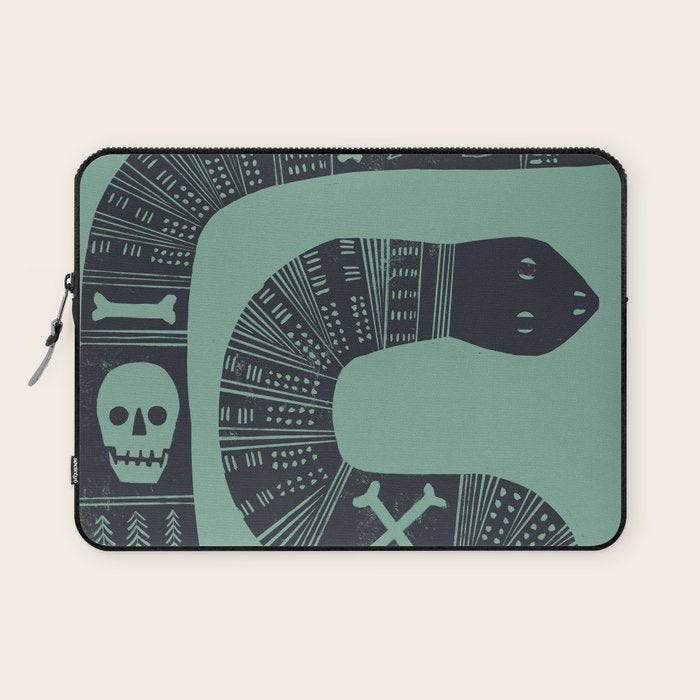 Graphic Hallows Snake Laptop Sleeve Gallery Image 1