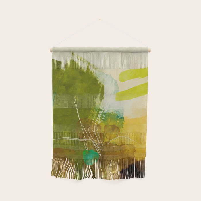 summer landscape 1 triptych abstract art Wall Hanging Gallery Image 1