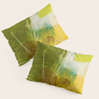 summer landscape 1 triptych abstract art Pillow Sham Gallery Image 3