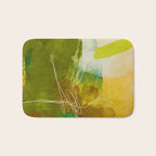 summer landscape 1 triptych abstract art Bath Mat Gallery Image 1