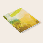 summer landscape 1 triptych abstract art Notebook Gallery Image 2