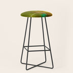 summer landscape 1 triptych abstract art Stool Gallery Image 1
