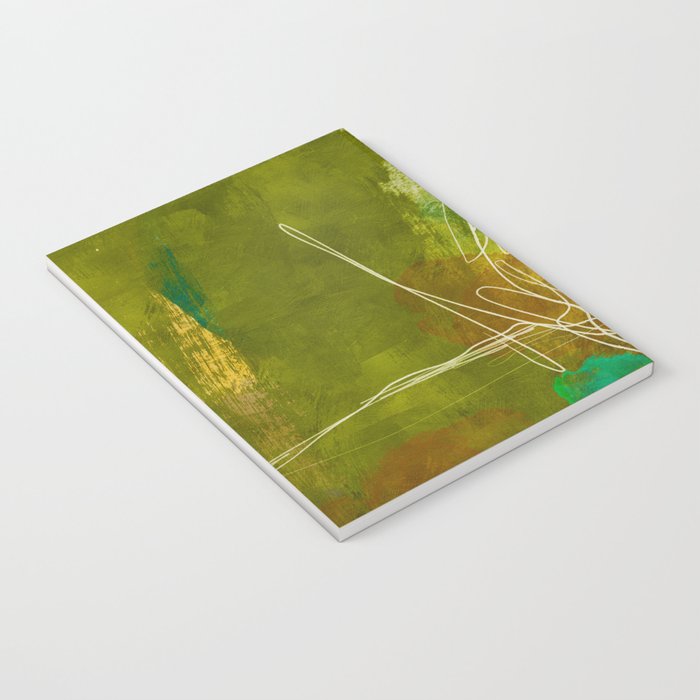 summer landscape 1 triptych abstract art Notebook Gallery Image 3