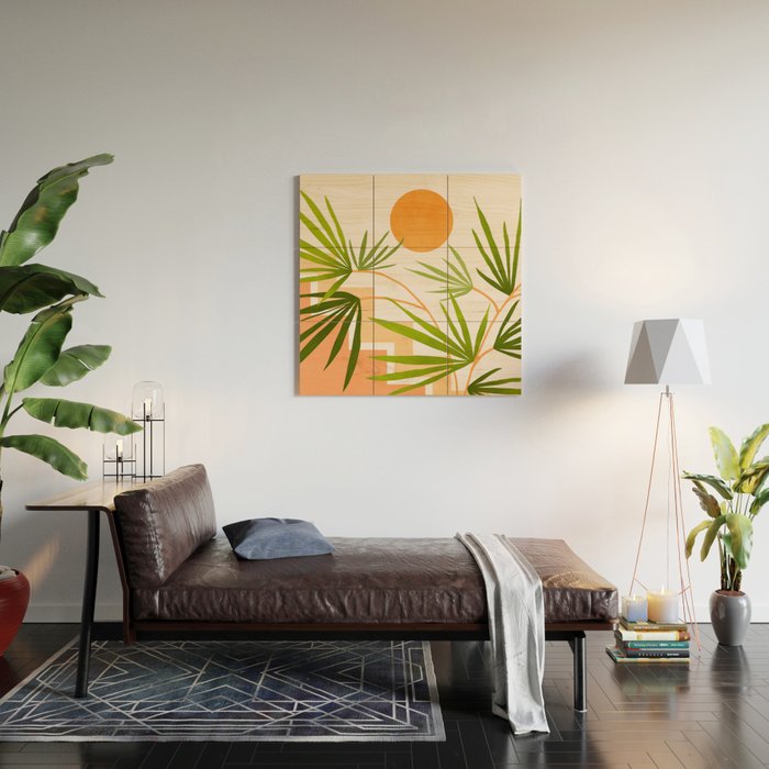 Santa Fe Summer Landscape Wood Wall Art Gallery Image 2