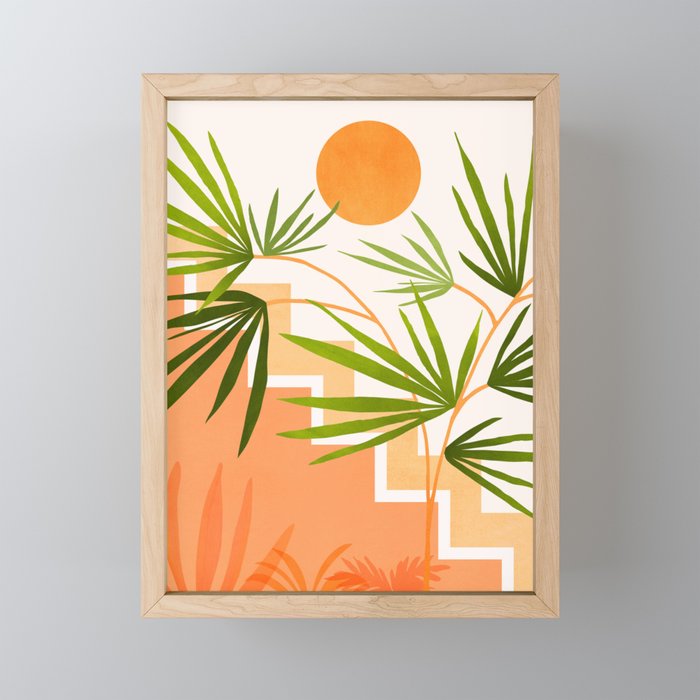 Santa Fe Summer Landscape Mini Art Print Gallery Image 1