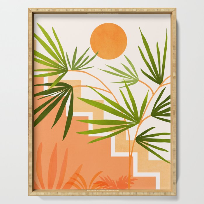 Santa Fe Summer Landscape Serving Tray Gallery Image 1
