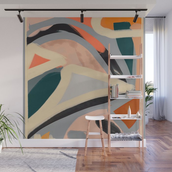 Modern Abstract Art 153 Wall Mural Gallery Image 1