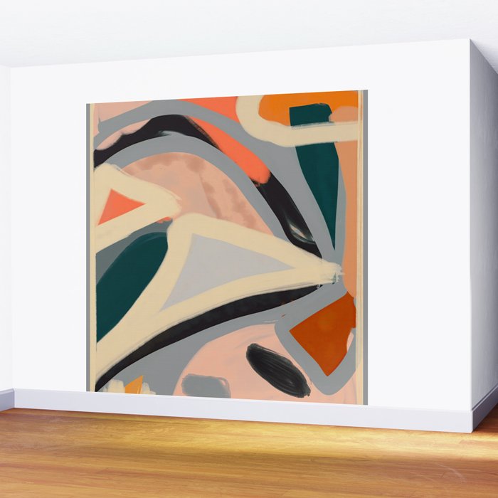 Modern Abstract Art 153 Wall Mural Gallery Image 2