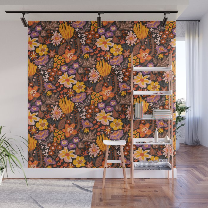 Rusty bloom Wall Mural Gallery Image 1