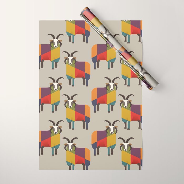 Jacob Sheep Wrapping Paper Gallery Image 1