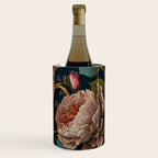 Vintage Bird and Dark Floral Print Wine Chiller Gallery Image 2