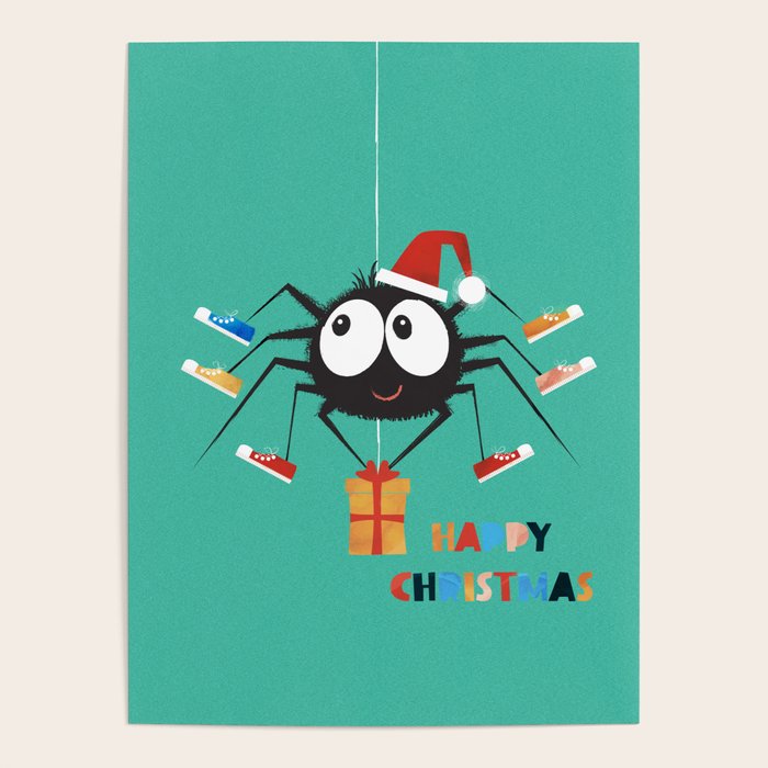 Happy Christmas Santa Spider Poster Gallery Image 4