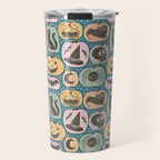 Halloween Pumpkins - dusky pastel  Travel Mug Gallery Image 1