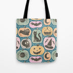 Halloween Pumpkins - dusky pastel  Tote Bag Gallery Image 1