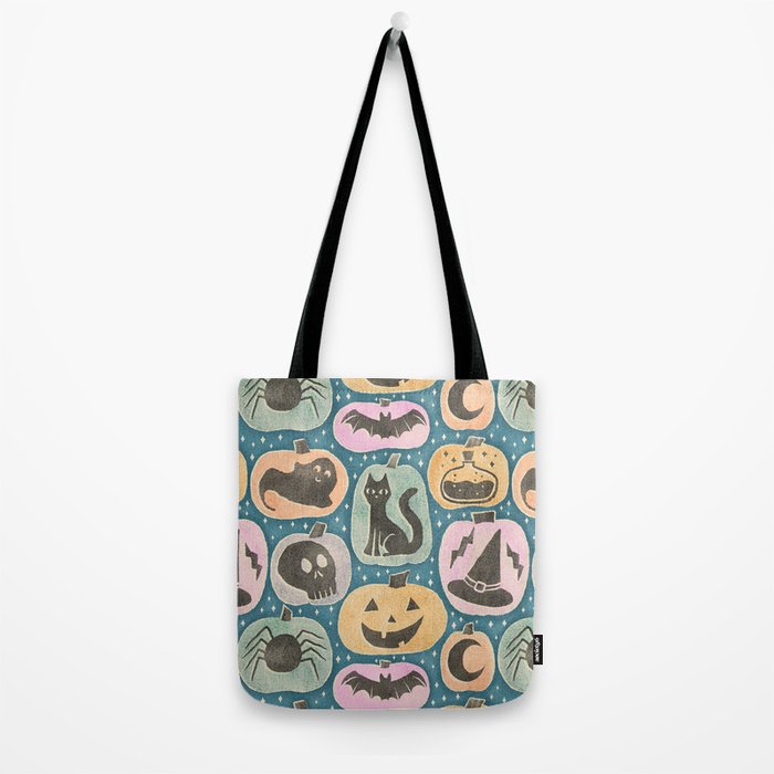 Halloween Pumpkins - dusky pastel  Tote Bag Gallery Image 2