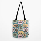 Halloween Pumpkins - dusky pastel  Tote Bag Gallery Image 2