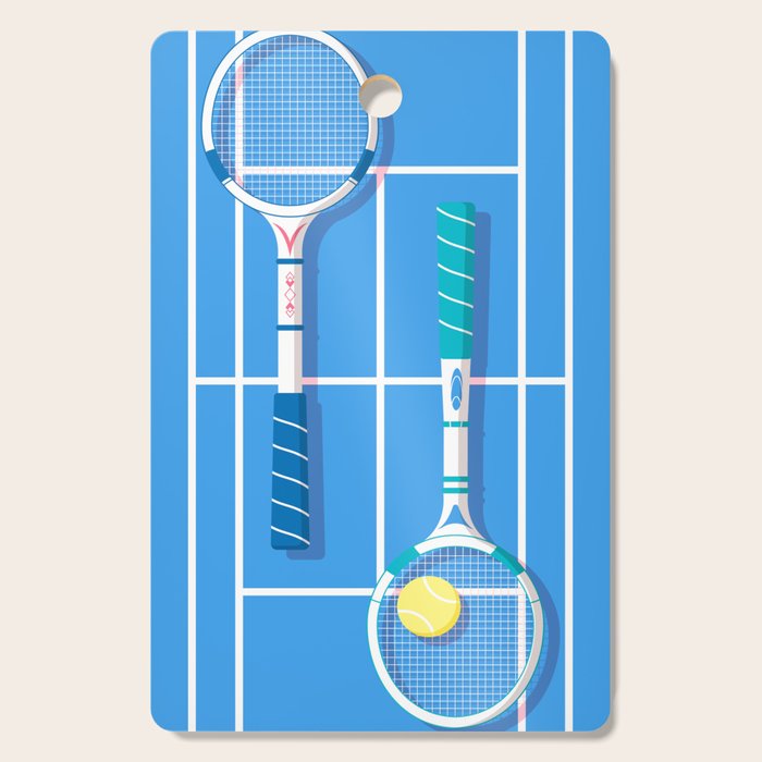 Tennis Retro Cutting Board Gallery Image 1