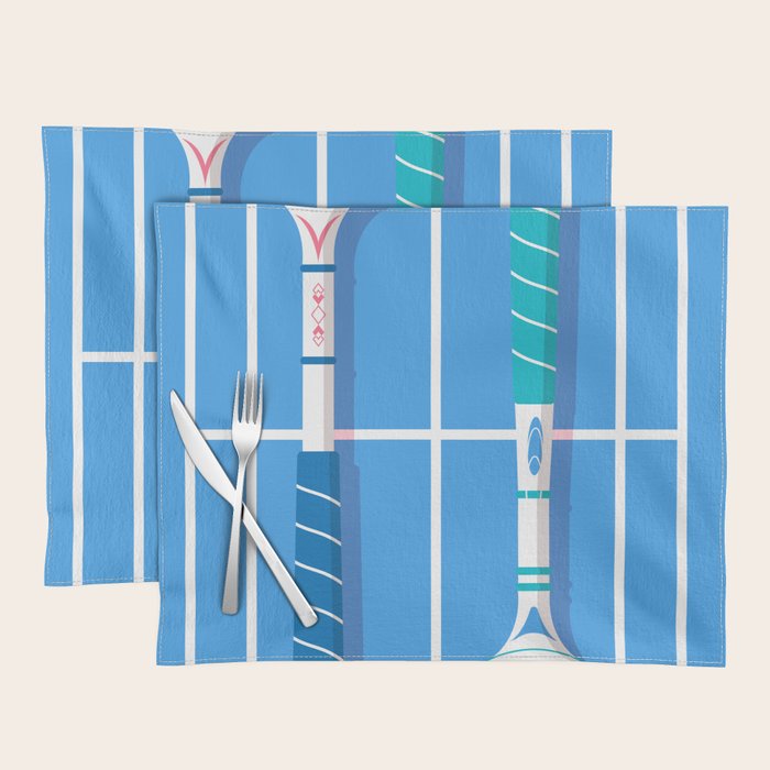 Tennis Retro Placemat Gallery Image 1