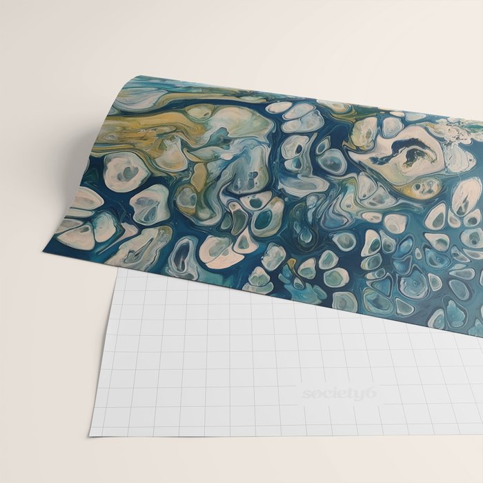 Underwater Abstract Fantasy Wrapping Paper Gallery Image 2