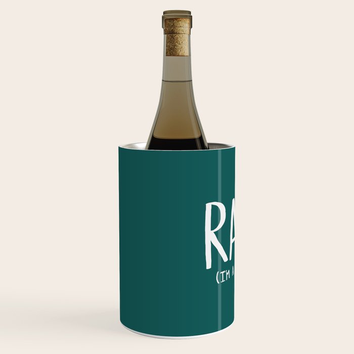 Rawr. I'm a Dinosaur. Turquoise. Wine Chiller Gallery Image 2