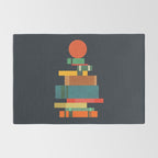 Book stack with a ball Rug Gallery Image 2