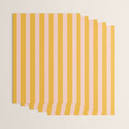 Vertical Stripes Pattern in Mustard Yellow Orange and Light Blush Pink Wrapping Paper Gallery Image 3