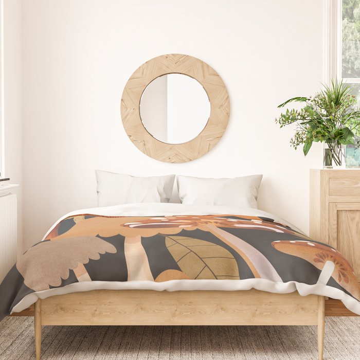 Mushrooms 1 Duvet Cover Gallery Image 3