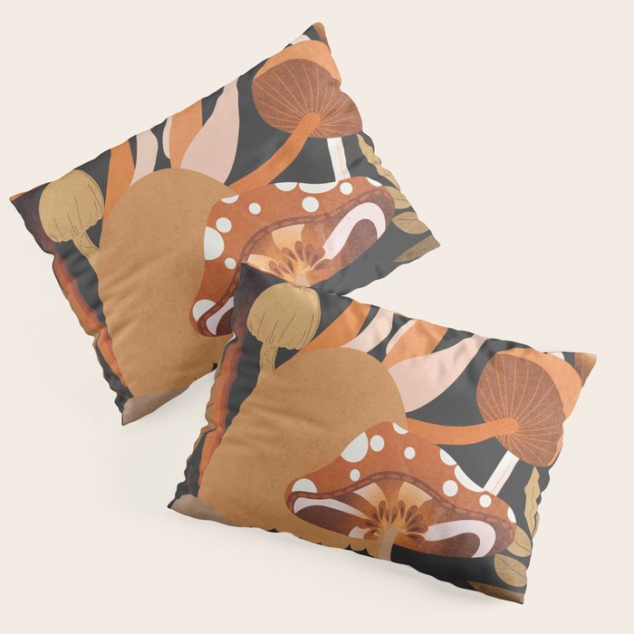 Mushrooms 1 Pillow Sham Gallery Image 3