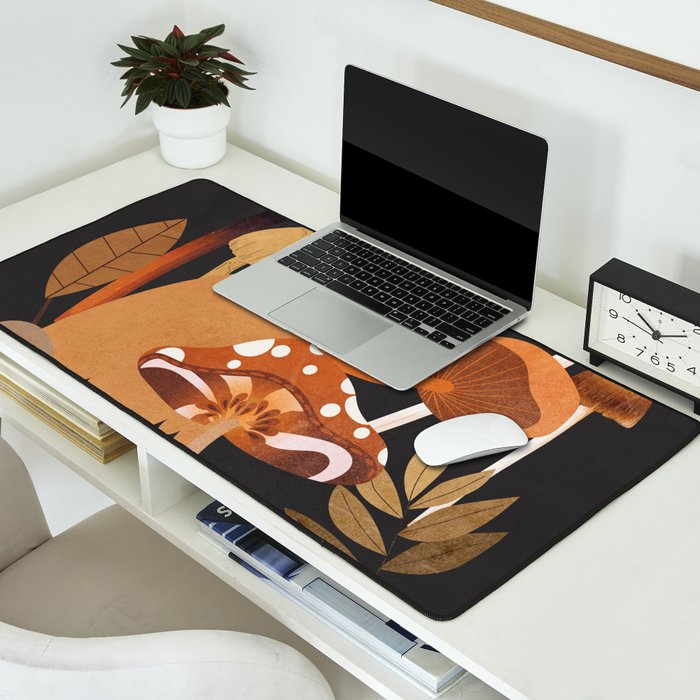 Mushrooms 1 Desk Mat Gallery Image 2