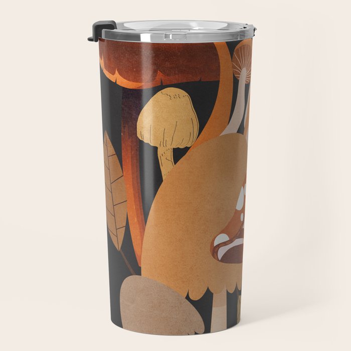 Mushrooms 1 Travel Mug Gallery Image 3