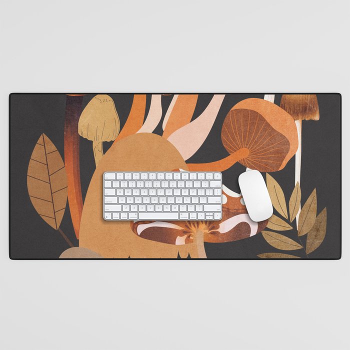Mushrooms 1 Desk Mat Gallery Image 1